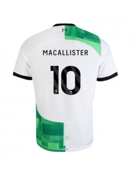 Moški Nogometna dresi replika Liverpool Alexis Mac Allister #10 Gostujoči 2023-24 Kratek rokav